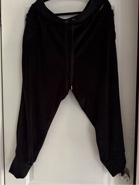 Nine West Black Women's Jogger Sweatpants with Drawstring